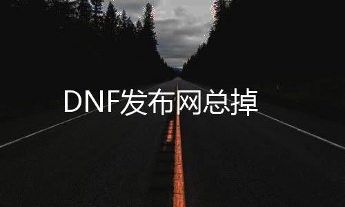 DNF发布网总掉