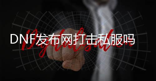 DNF发布网打击私服吗（DNF发布网打手平台）