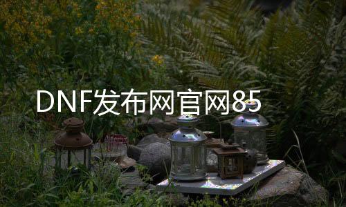 DNF发布网官网85