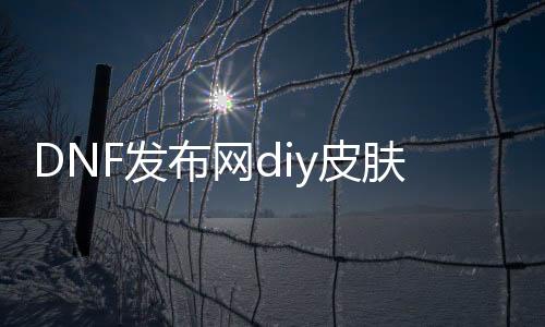 DNF发布网diy皮肤（DNF发布网皮肤在哪里搞的）